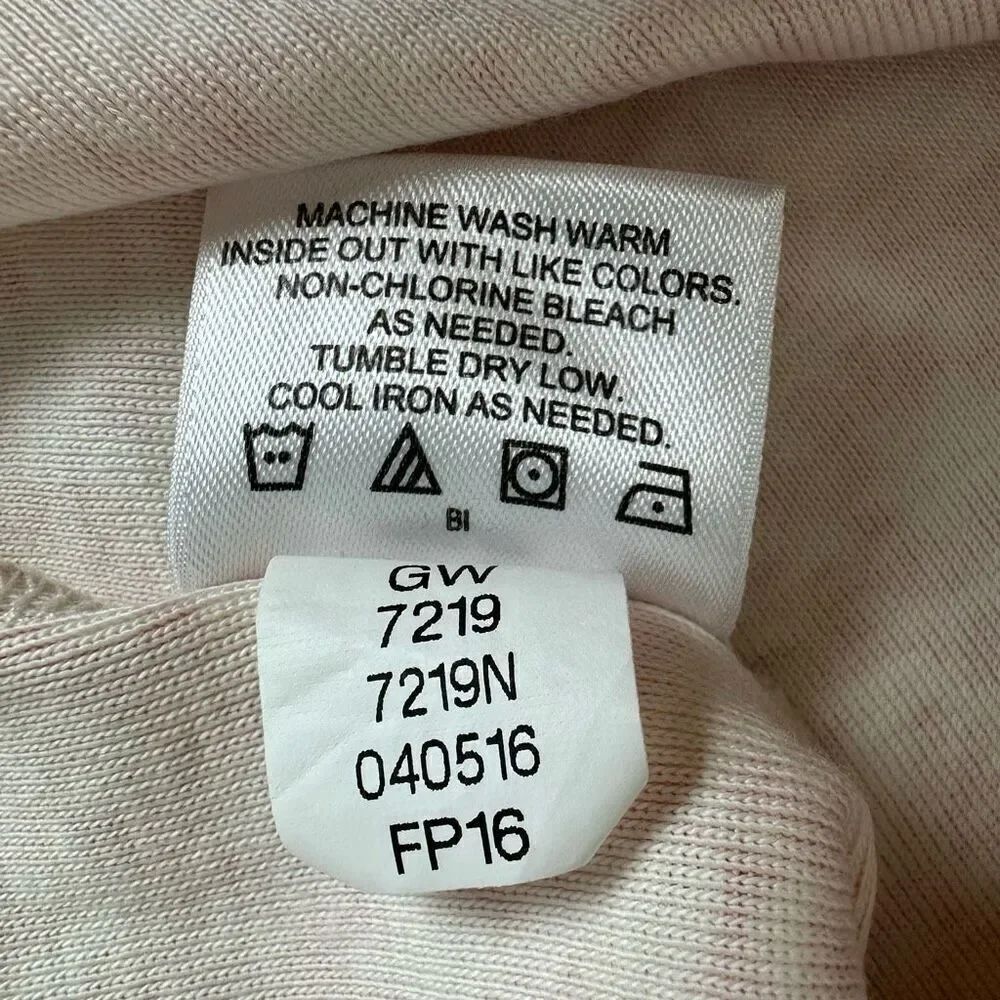 Hanna Andersson Pima Cotton Floral T-Shirt size 6-7 Pink Cream - Picture 6 of 6